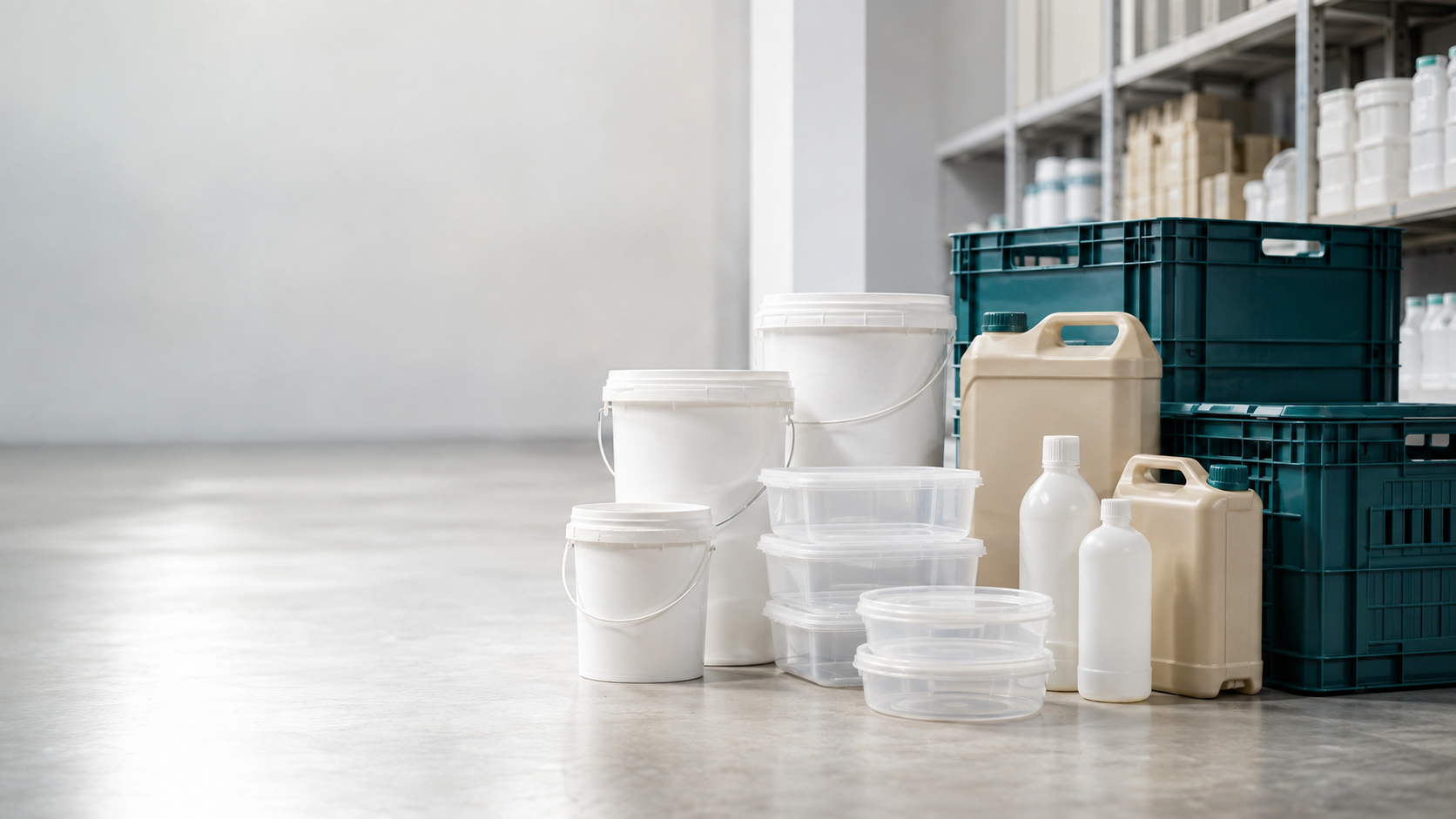 Envases, bidones, baldes y cajas plásticas